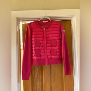 Moncler Women's Vibrant Pink Puffer Jacket